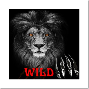 Lion, Born to be Wild, T-shirt, Mug gift, coffee mug, Apparel, Hoodie, Shirt Posters and Art